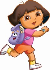 Dora-The-Explorer-backpack-and-map